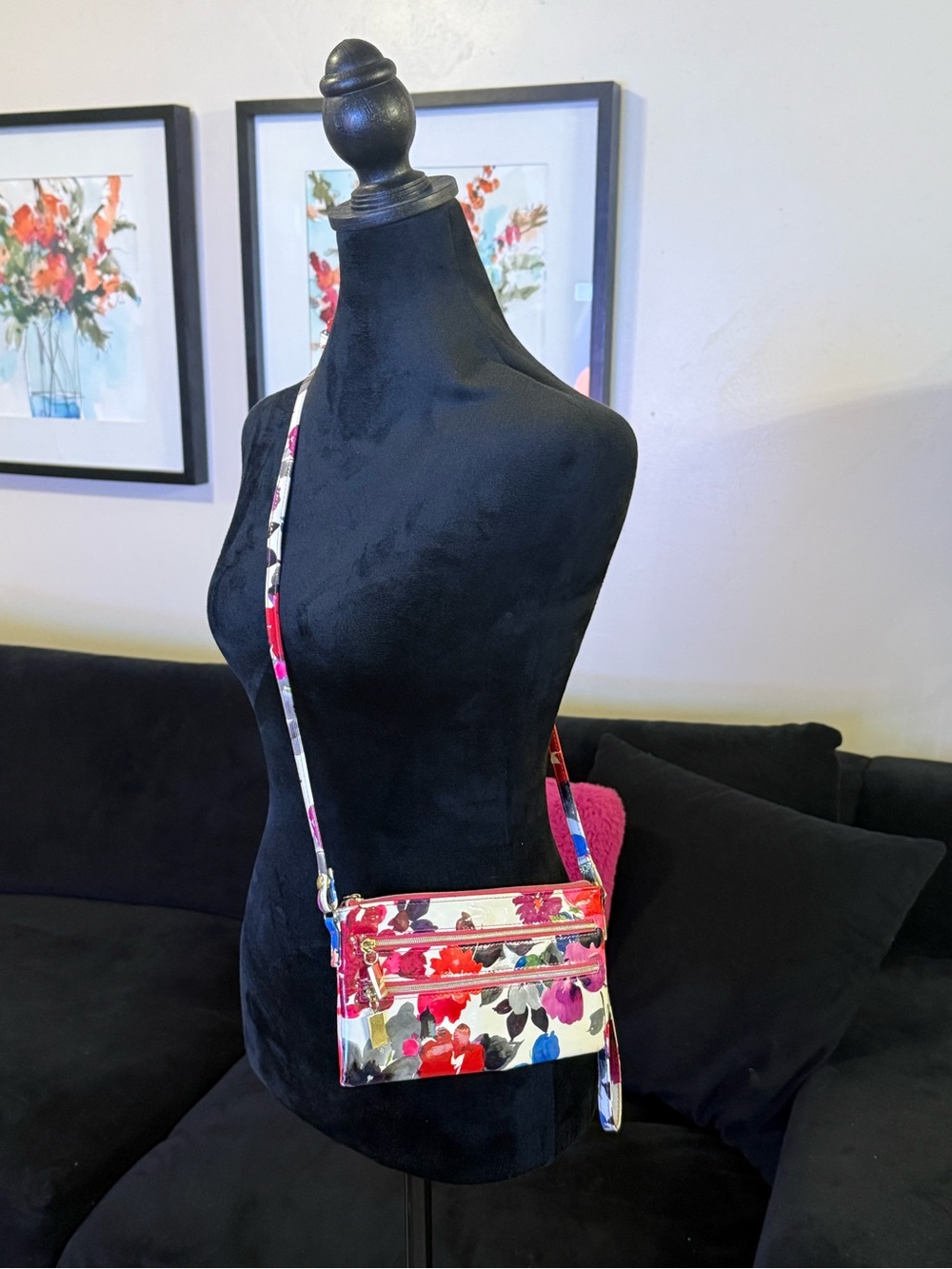 Style & Co. Floral Crossbody Bag in Multi-Color